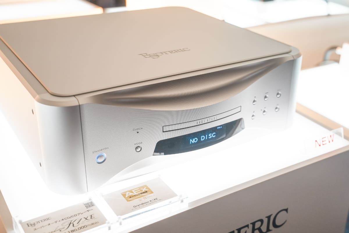最新フラグシップSACDプレーヤー「Grandioso K1XE」
