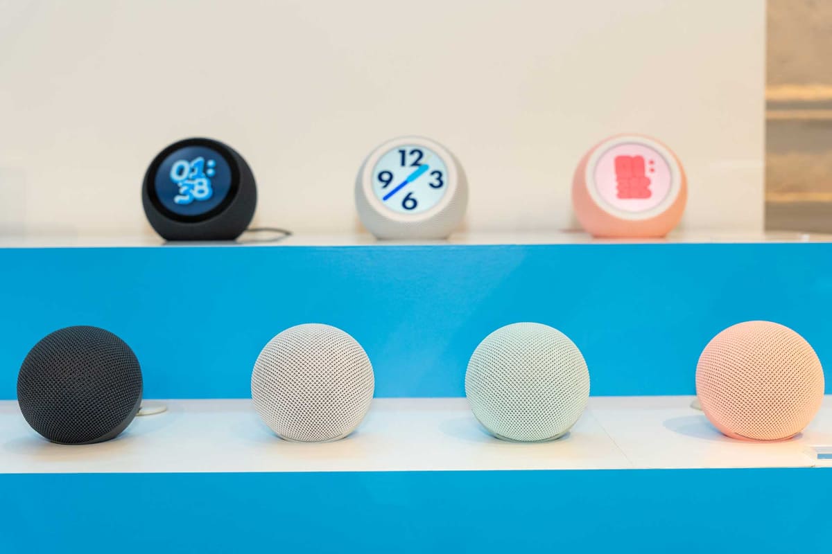 上段が「Echo Time」、下段が「Echo Dot」