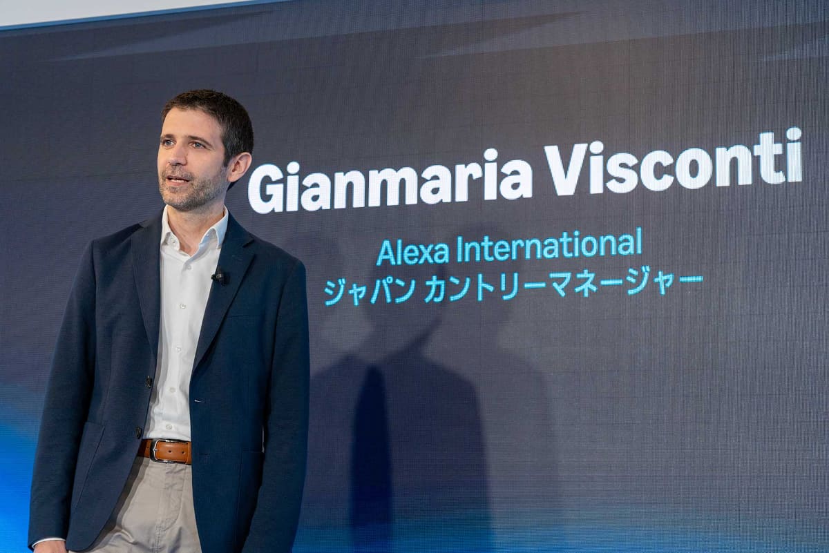 Amazon Alexaインターナショナル アジア太平洋地域リージョナルマネージャーのジャンマリア・ヴィスコンティ氏