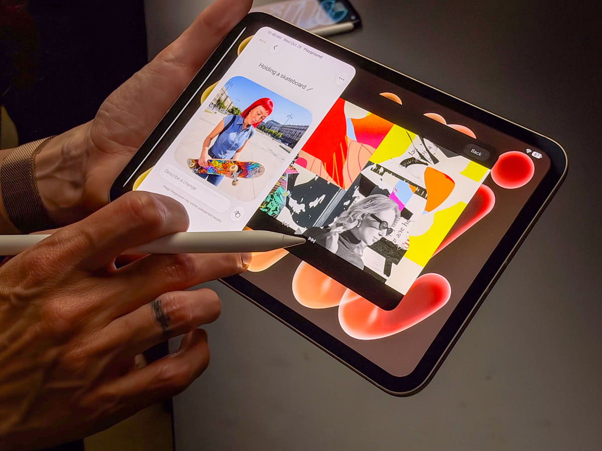 iPad miniもOLEDに。視野角の影響がほとんどなく、発色も良い