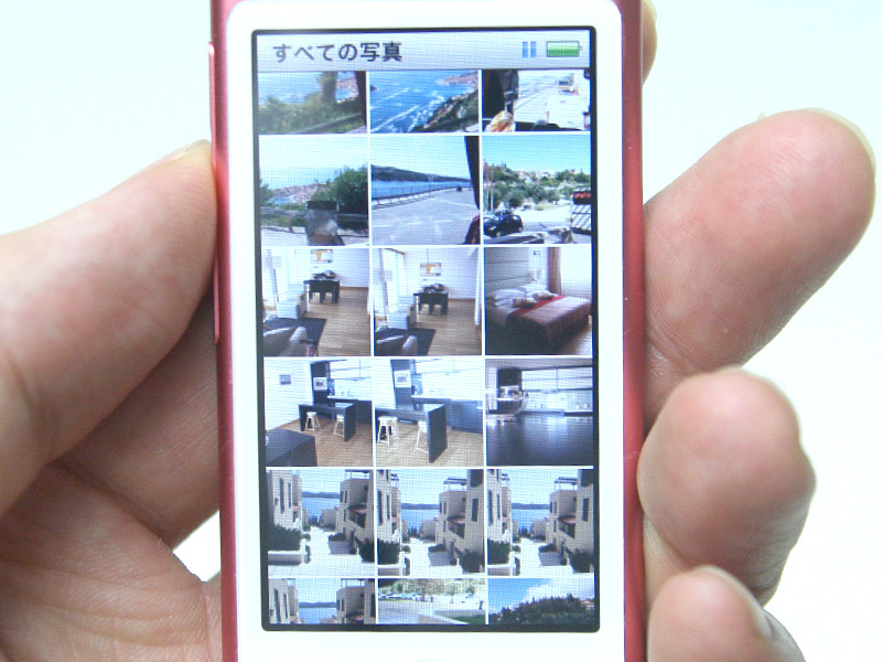 写真のサムネイル表示