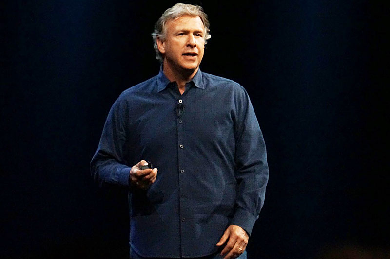 ワールドワイドマーケティング担当シニアバイスプレジデント、フィリップ・シラー氏。今回の出番は、ハードウェア製品としてのMacのアピールだった。