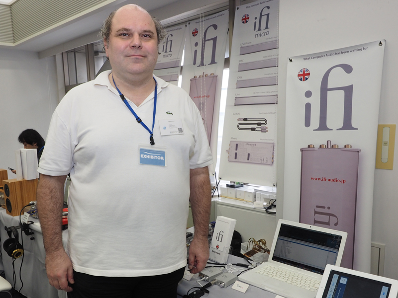 iFI-AudioのThorsten Loesch氏も英国から来日していた