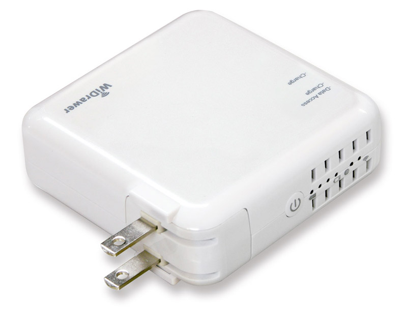 ACプラグ一体型で、コンセントに直挿しできる