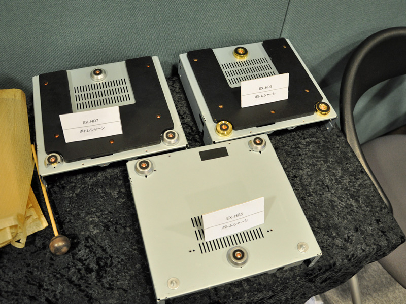 各モデルのレシーバ底面