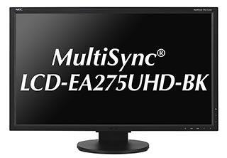 NEC、4K/60HzとHDCP 2.2対応の27型液晶。高精度な色補正対応で約9万円