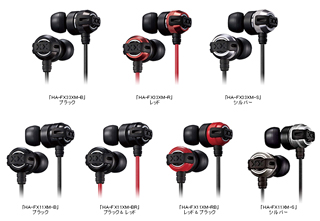 オーディオセット JVC、“重低音&タフ”イヤフォンFX33XとFX11Xにマイクリモコン付き