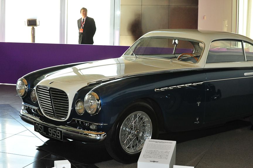 ベスト・オブ・ショウを獲得したマセラティ