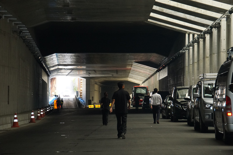 市川方面へ続く外回り