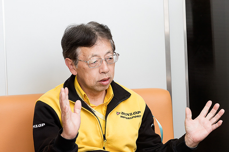 住友ゴム工業株式会社 モータースポーツ部長 谷川利晴氏