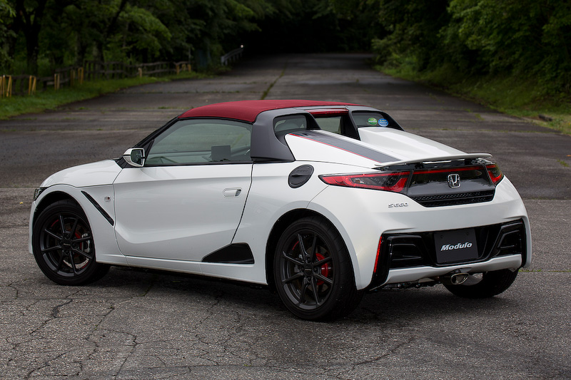 S660 Modulo仕様車のロールトップ装着スタイル