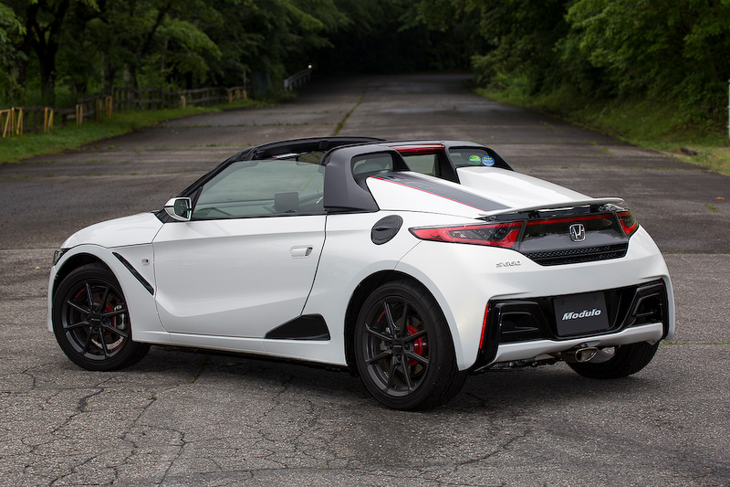 S660 Modulo仕様車のオープンスタイル