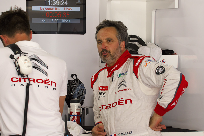 68号車「シトロエン CエリーゼWTCC」のイヴァン・ミューラー選手
