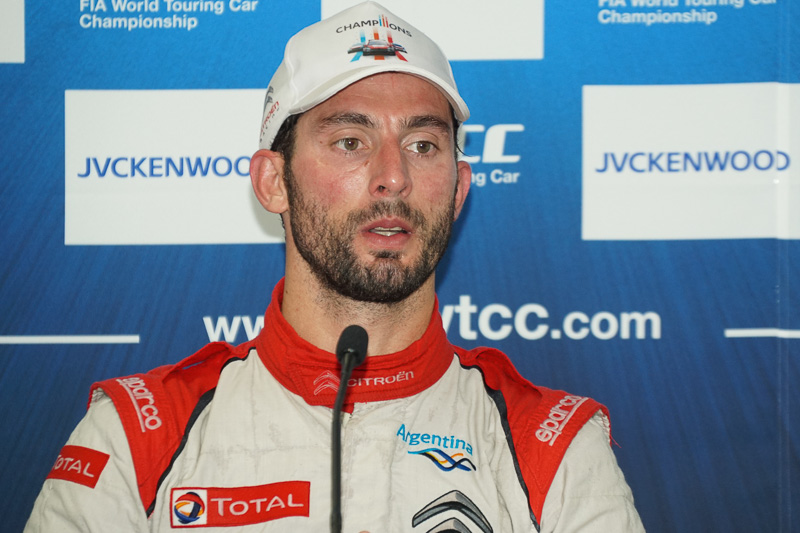2016年シリーズの暫定チャンピオンとなった、37号車「シトロエンCエリーゼWTCC」のホセ・マリア・ロペス選手