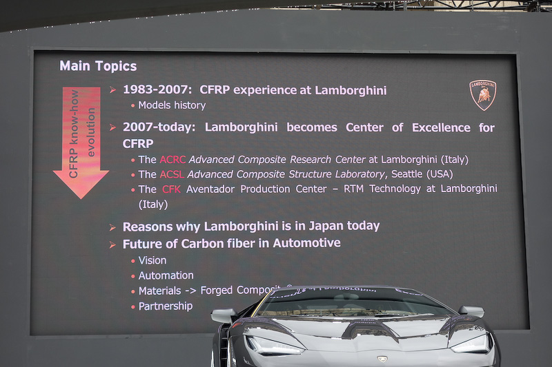 ランボルギーニにおけるCFRPの歩み