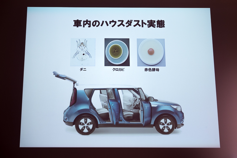 クルマのシートには床面以上にダニやハウスダストが貯まるという