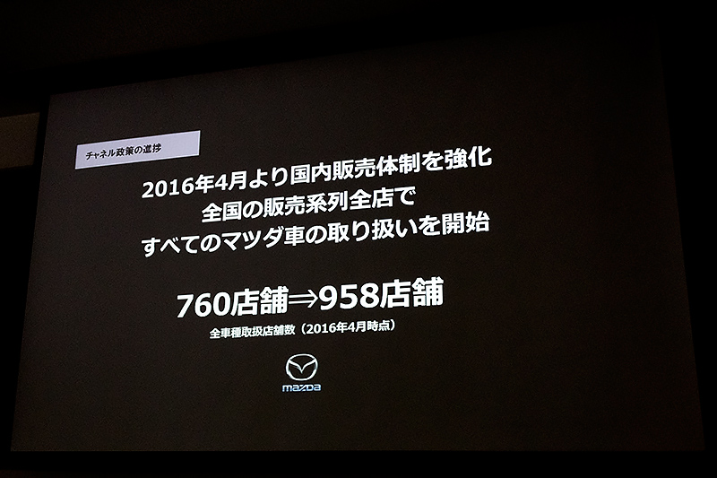 オートザム店でのマツダ全車種取り扱いにより販売体制を強化