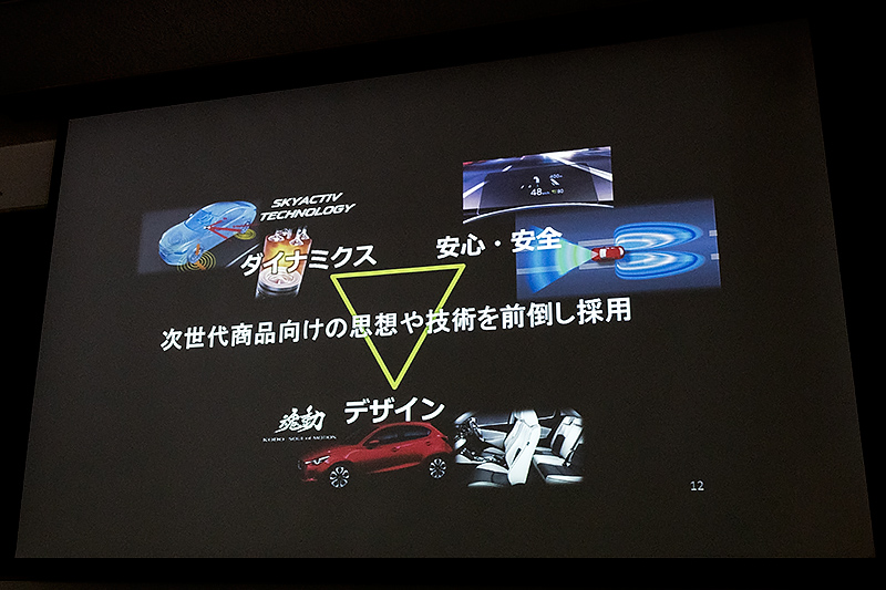 次世代商品向けの思想や技術を前倒しで採用