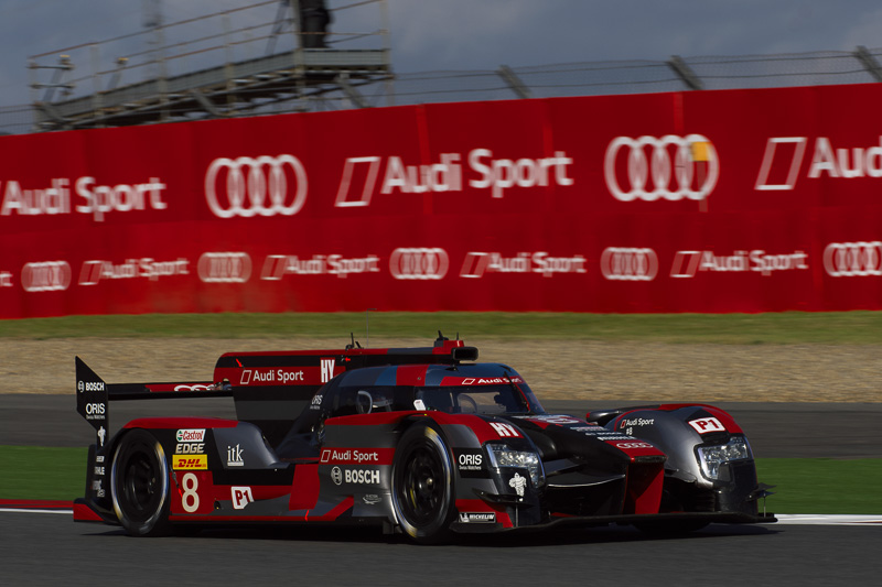 8号車 アウディ R18（ルーカス・ディグラッシ/ロイク・デュバル/オリバー・ジャービス組）がポールポジションを獲得