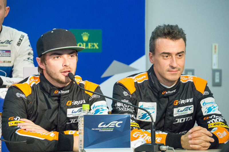 26号車のウィル・スティーブンス、ロマン・ルシノフの両ドライバー