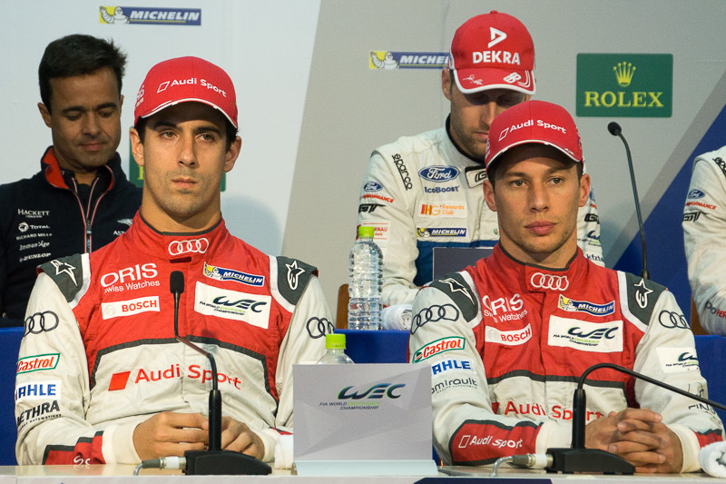 8号車のルーカス・ディグラッシ、ロイク・デュバルの両ドライバー