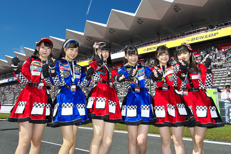 決勝前のコースのようす