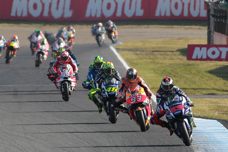 一時はロレンソ選手がリードするかに見えたが