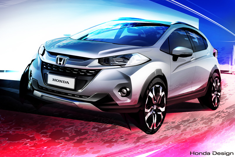 「WR-V」市販予定車デザインスケッチ