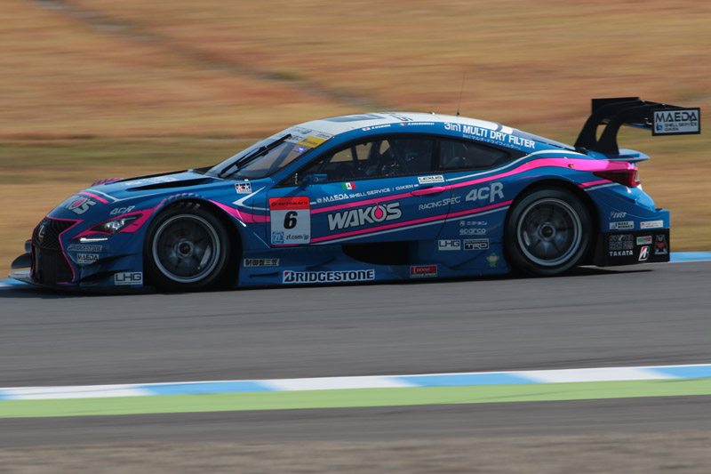 6号車 WAKO'S 4CR RC F（大嶋和也/アンドレア・カルダレッリ組）は、最後までトップと争い、2位という結果に