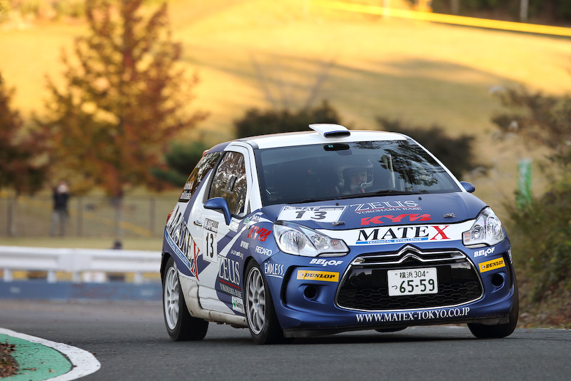 総合3位の新井大輝/小坂典嵩組 MATEX-ZEUS KYB DL DS3（シトロエンDS3）