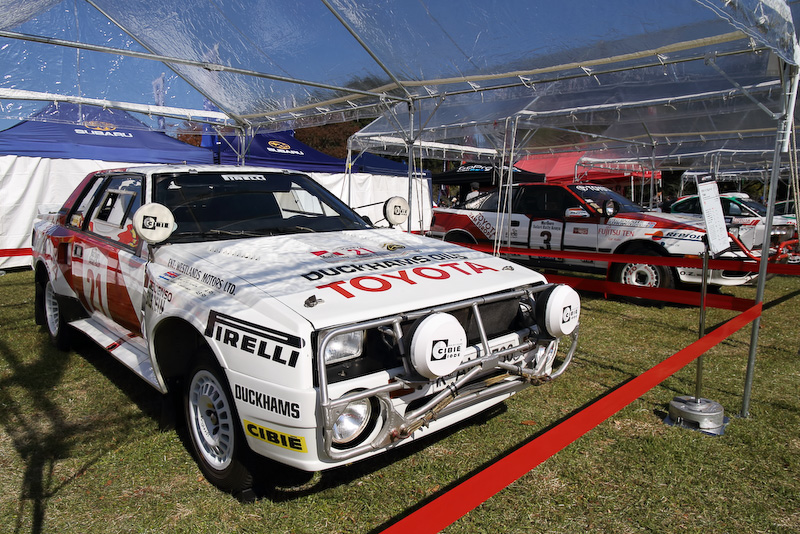 1985年 セリカツインカムターボ（TA64）サファリラリー優勝車（ドライバーはJ.カンクネン）