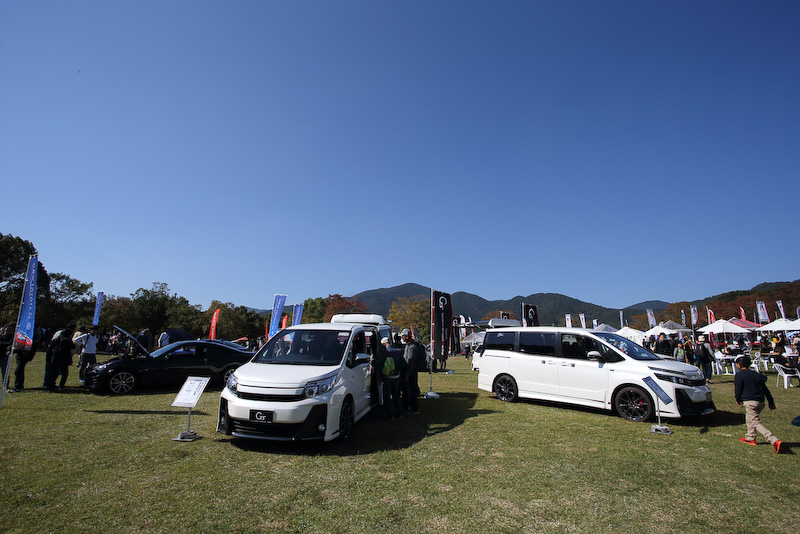 G’s車両も多数展示された