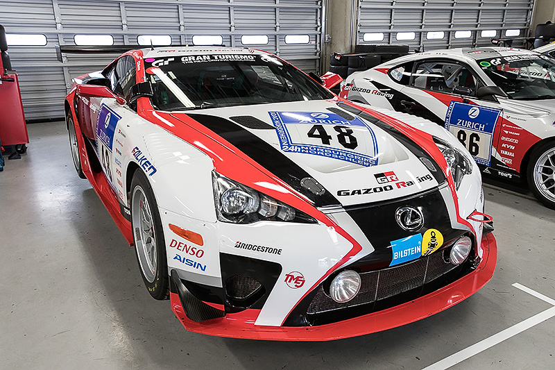 ニュルブルクリンク24時間レースに出場、SP8クラスで優勝したLEXUS LFA（2014年）