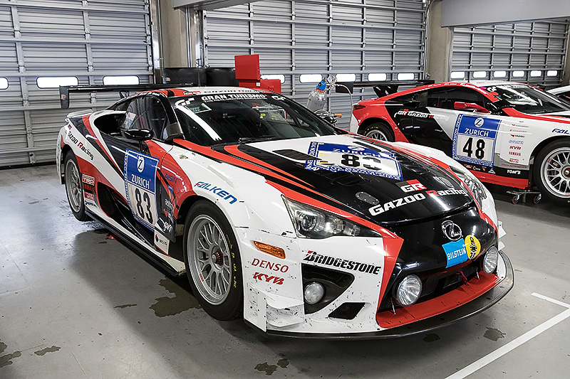 ニュルブルクリンク24時間レースに出場、SP8クラスで優勝したLEXUS LFA（2012年）