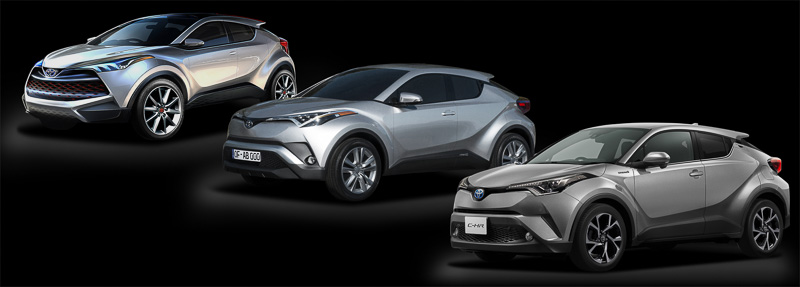 アイディアスケッチ、初期モデル、プロダクト