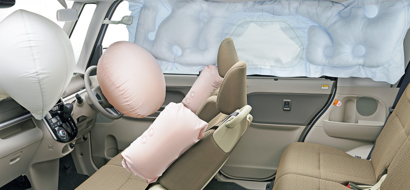 RS Limited スマートアシストにはSRSカーテンエアバッグをメーカーオプション設定