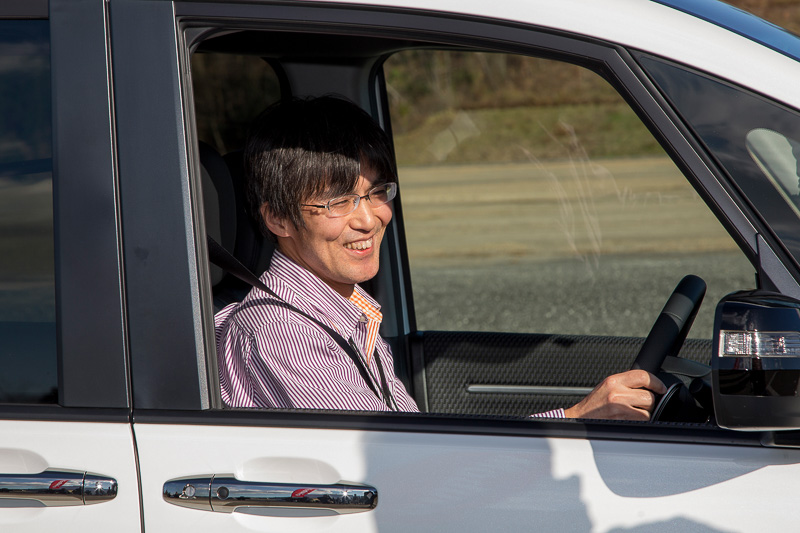 試乗会のときの風景