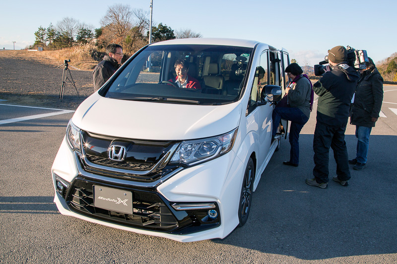 試乗会のときの風景