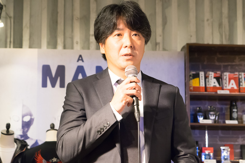A MAN of ULTRAをまとめるフィールズ株式会社 代表取締役社長 繁松徹也氏が挨拶