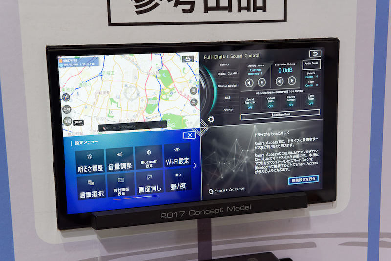 4分割可能な画面