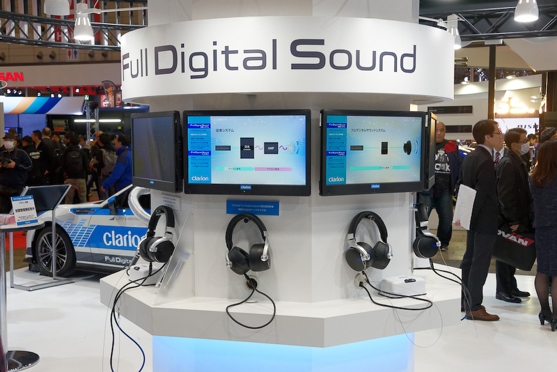 2016年10月に発売されたフルデジタルヘッドフォン「ZH700FF」の視聴もできる