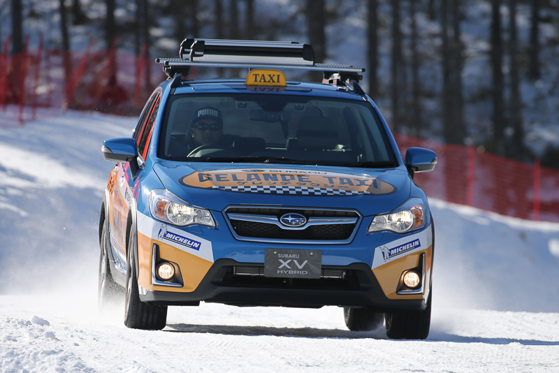 ゲレンデタクシー仕様のXVハイブリッド