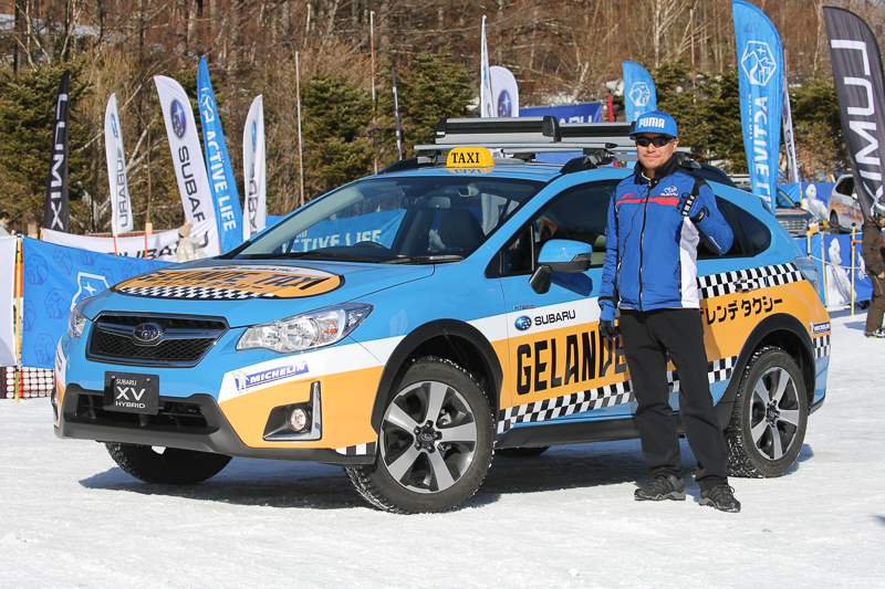 プロドライバーのドライブでスバル SUVの走破力を体感できる