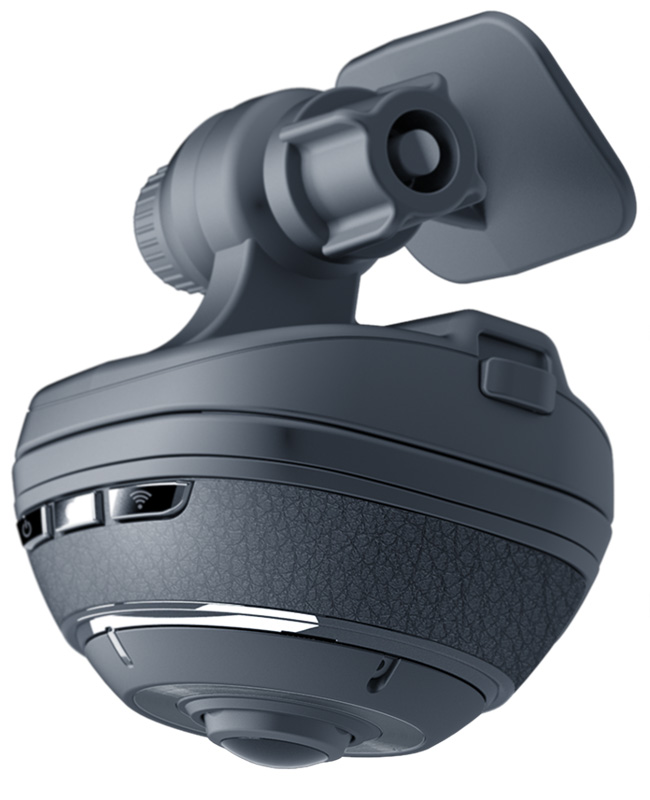 ドライブレコーダー機能付きの全天周360度カメラ「d’Action 360（ダクション 360）」