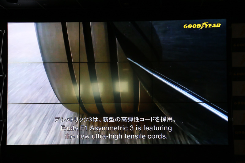 松崎氏の解説で登場したEagle F1 Asymmetric 3の技術紹介ムービー
