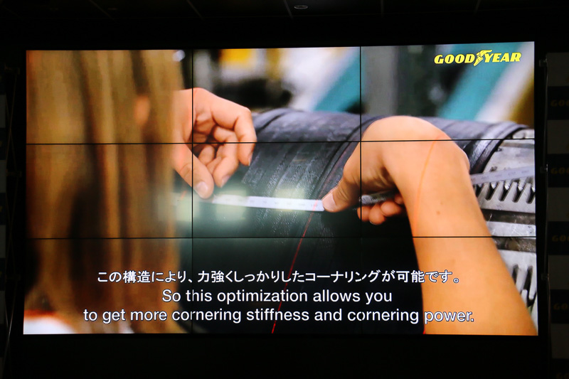 松崎氏の解説で登場したEagle F1 Asymmetric 3の技術紹介ムービー