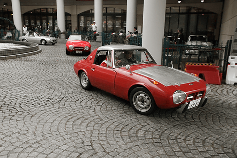 モデルペット トヨタスポーツ800 赤いオープンカー ミニカーショップ ケンボックス モデルペット☆31☆トヨタスポーツ800