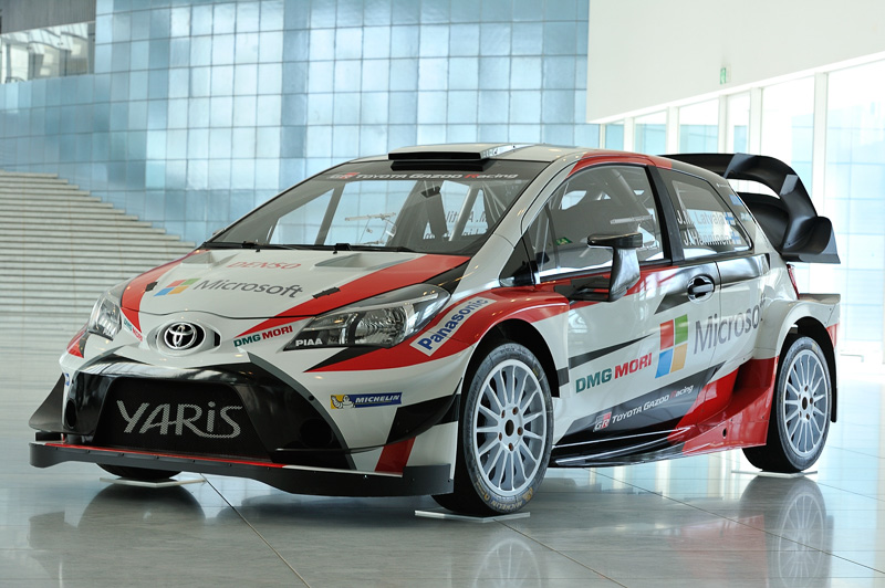 ヤリスWRC（車両は2016年までの開発テストで使われていたもの）