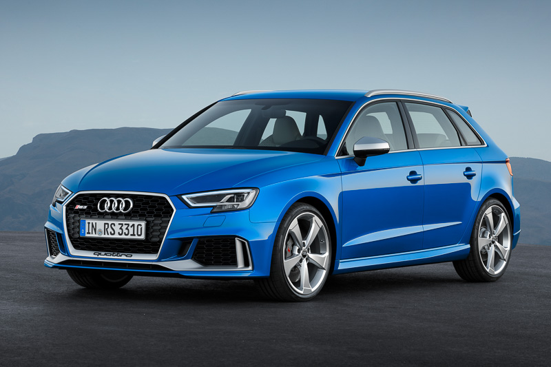 第87回ジュネーブモーターショーで世界初公開される新型「RS 3 スポーツバック」