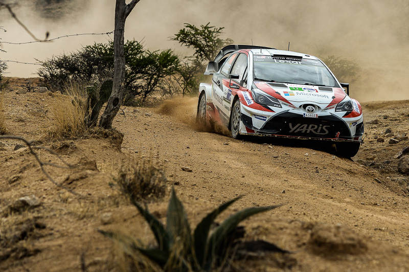 2017 WRC 第3戦 ラリー・メキシコを走行する「ヤリスWRC」